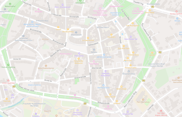 Flurkarte Zittau